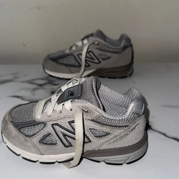 Pre-owned New Balance Kids' Black and Gray 999v4 Sneakers - Picture 5 of 14